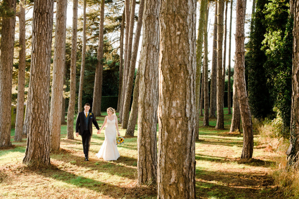 Yellow And Blue Rustic Barn Wedding