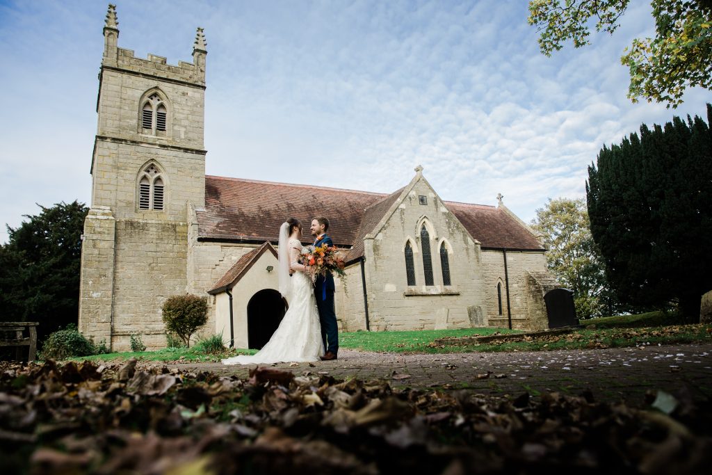 Autumn barn wedding at swallows nest barn